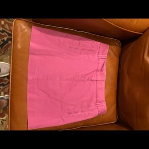 Hot pink skirt